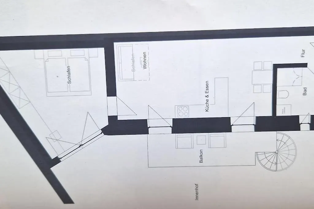 Komfort - Suite Zentral, Mit Balkon Und Waschmaschine Dusseldorf Germany
