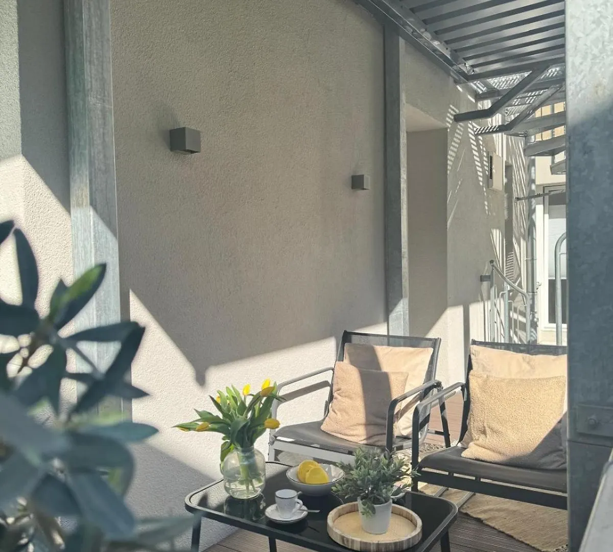 Komfort - Suite Zentral, Mit Balkon Und Waschmaschine Dusseldorf Apartment
